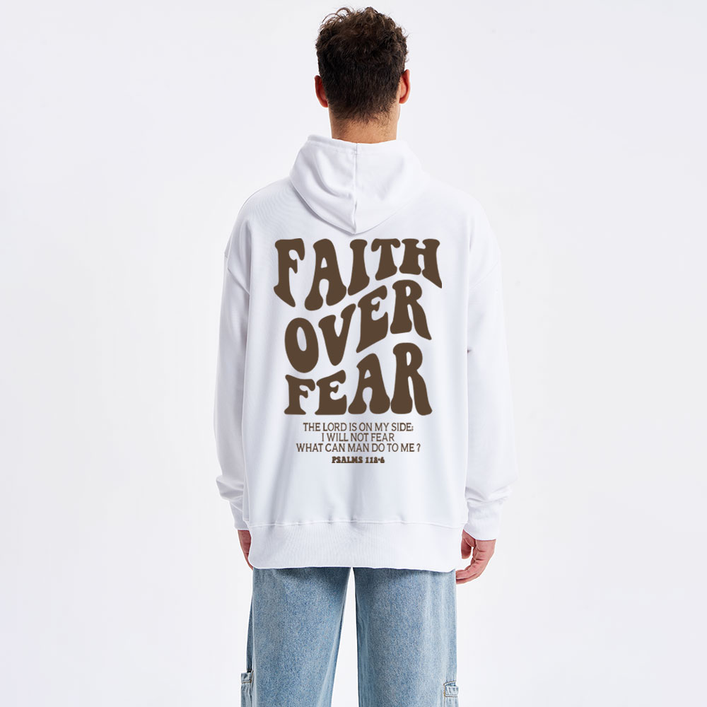Faith Over Fear Classic Christian Hoodie