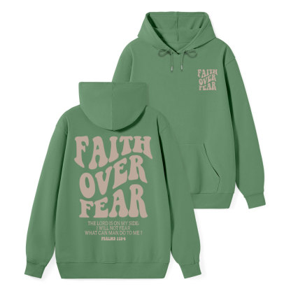 Faith Over Fear Classic Christian Hoodie