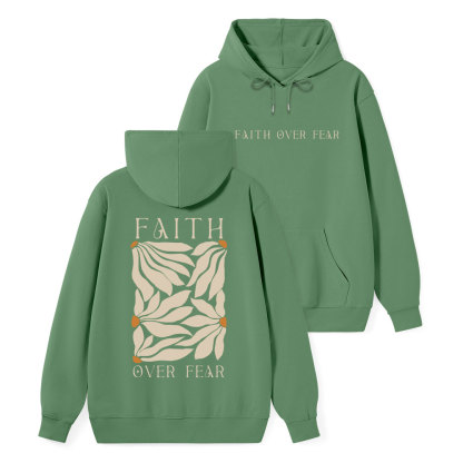 Faith Over Fear Classic Christian Hoodie