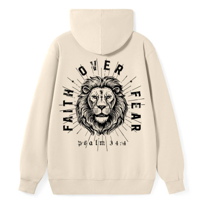 Faith Over Fear Classic Christian Hoodie