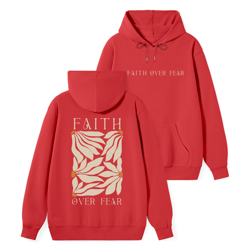 Faith Over Fear Classic Christian Hoodie