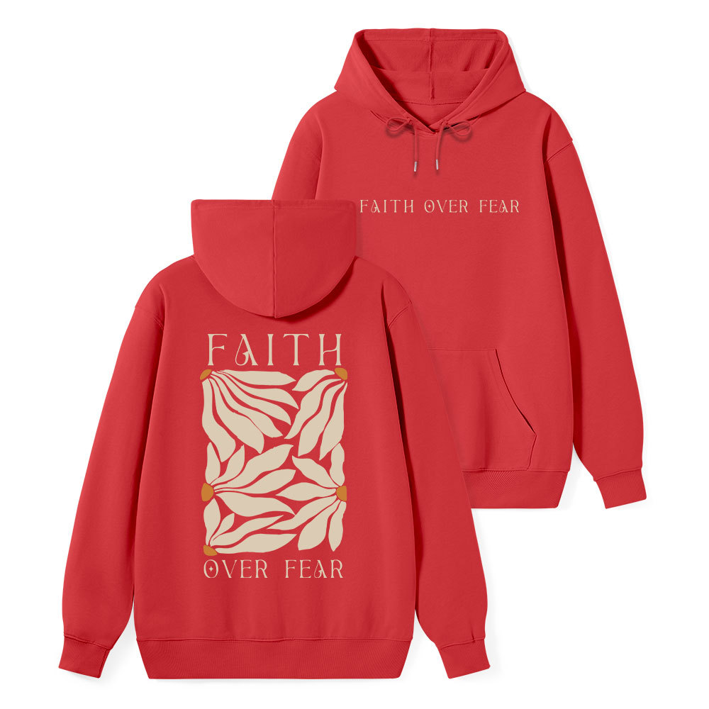 Faith Over Fear Classic Christian Hoodie
