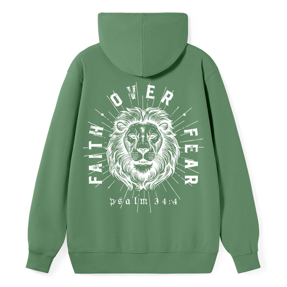 Faith Over Fear Classic Christian Hoodie