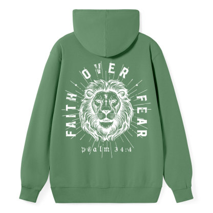 Faith Over Fear Classic Christian Hoodie
