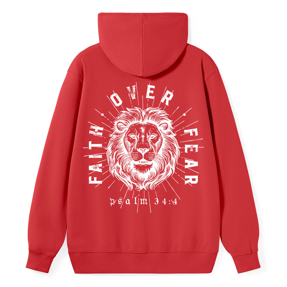 Faith Over Fear Classic Christian Hoodie