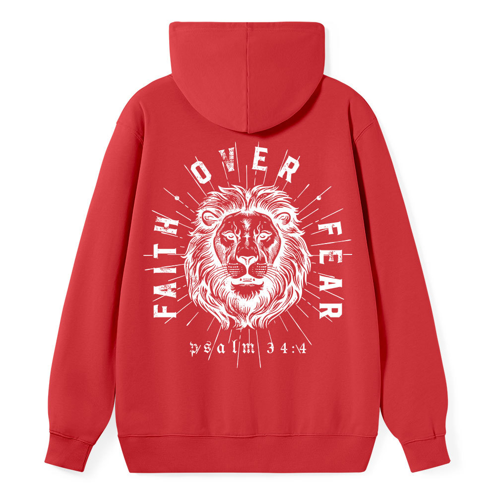 Faith Over Fear Classic Christian Hoodie
