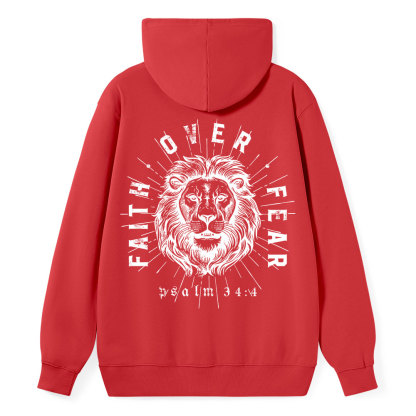 Faith Over Fear Classic Christian Hoodie