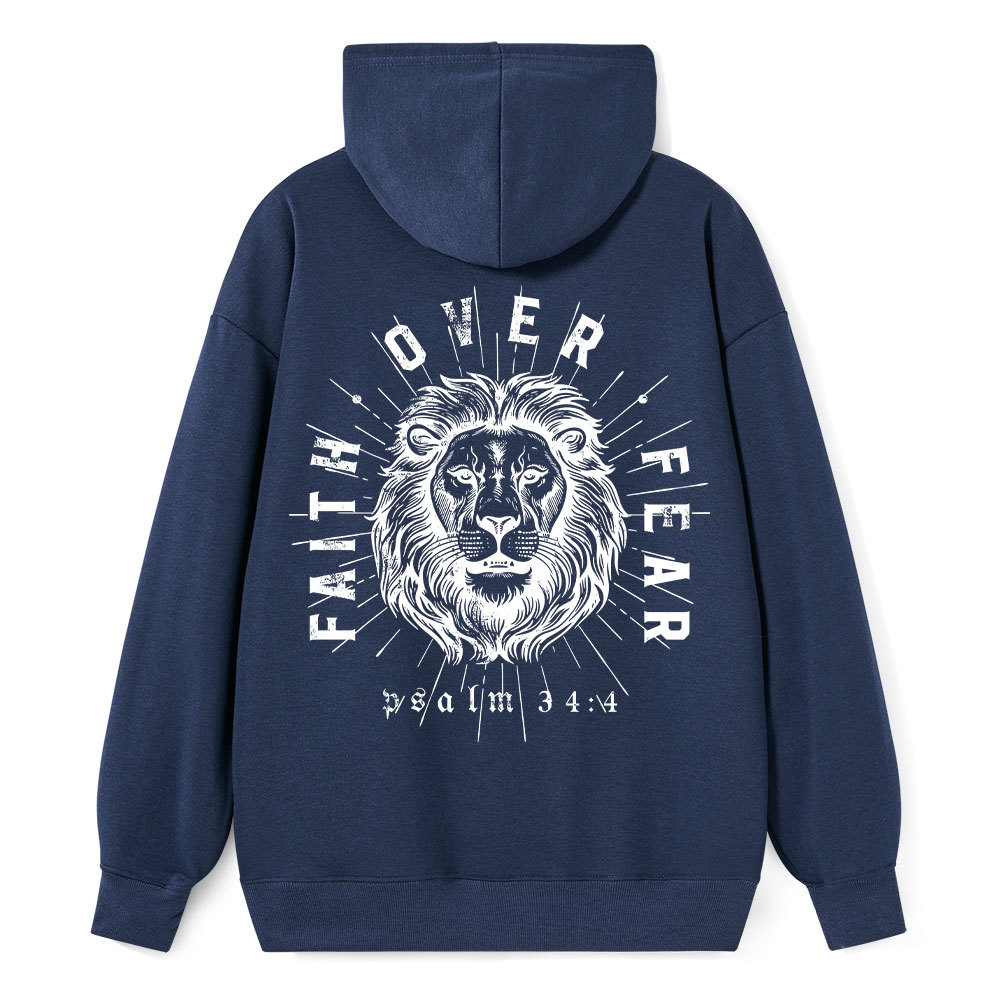 Faith Over Fear Classic Christian Hoodie