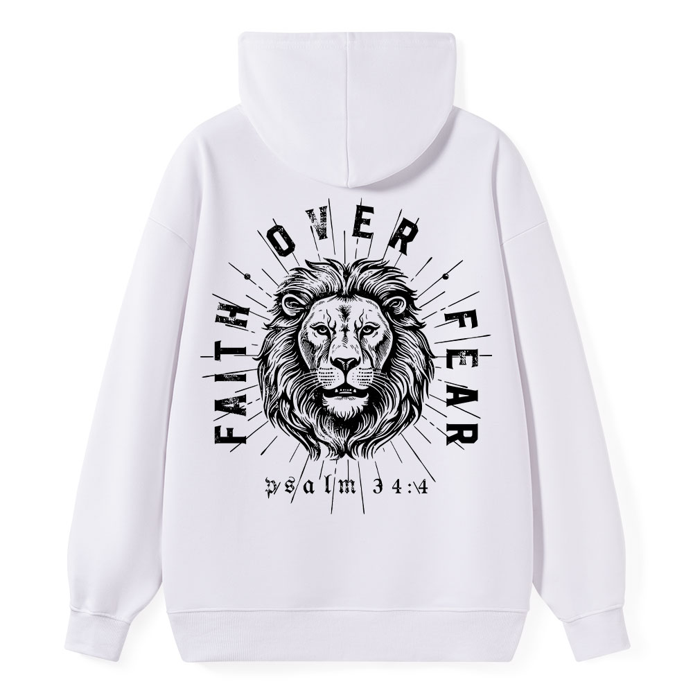 Faith Over Fear Classic Christian Hoodie