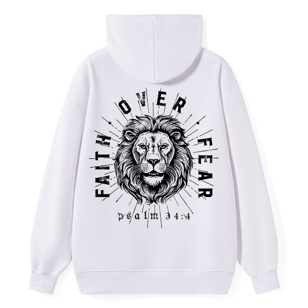 Faith Over Fear Classic Christian Hoodie