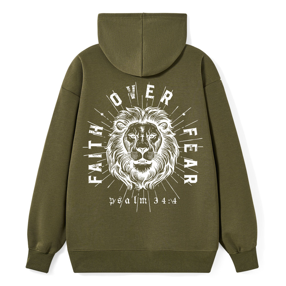 Faith Over Fear Classic Christian Hoodie