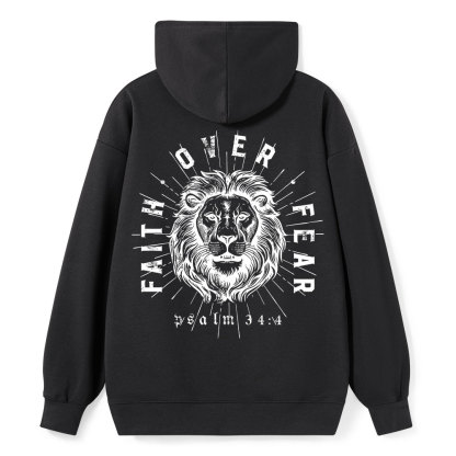 Faith Over Fear Classic Christian Hoodie