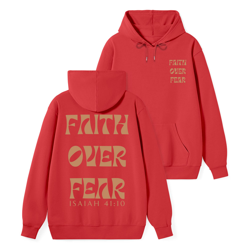 Faith Over Fear Classic Christian Hoodie