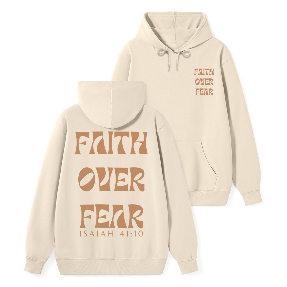 Faith Over Fear Classic Christian Hoodie