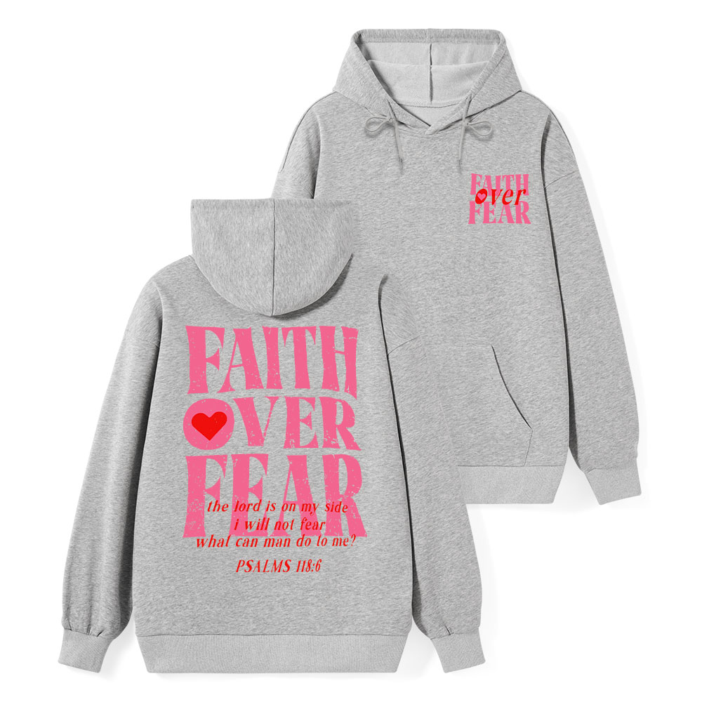 Faith Over Fear Classic Christian Hoodie