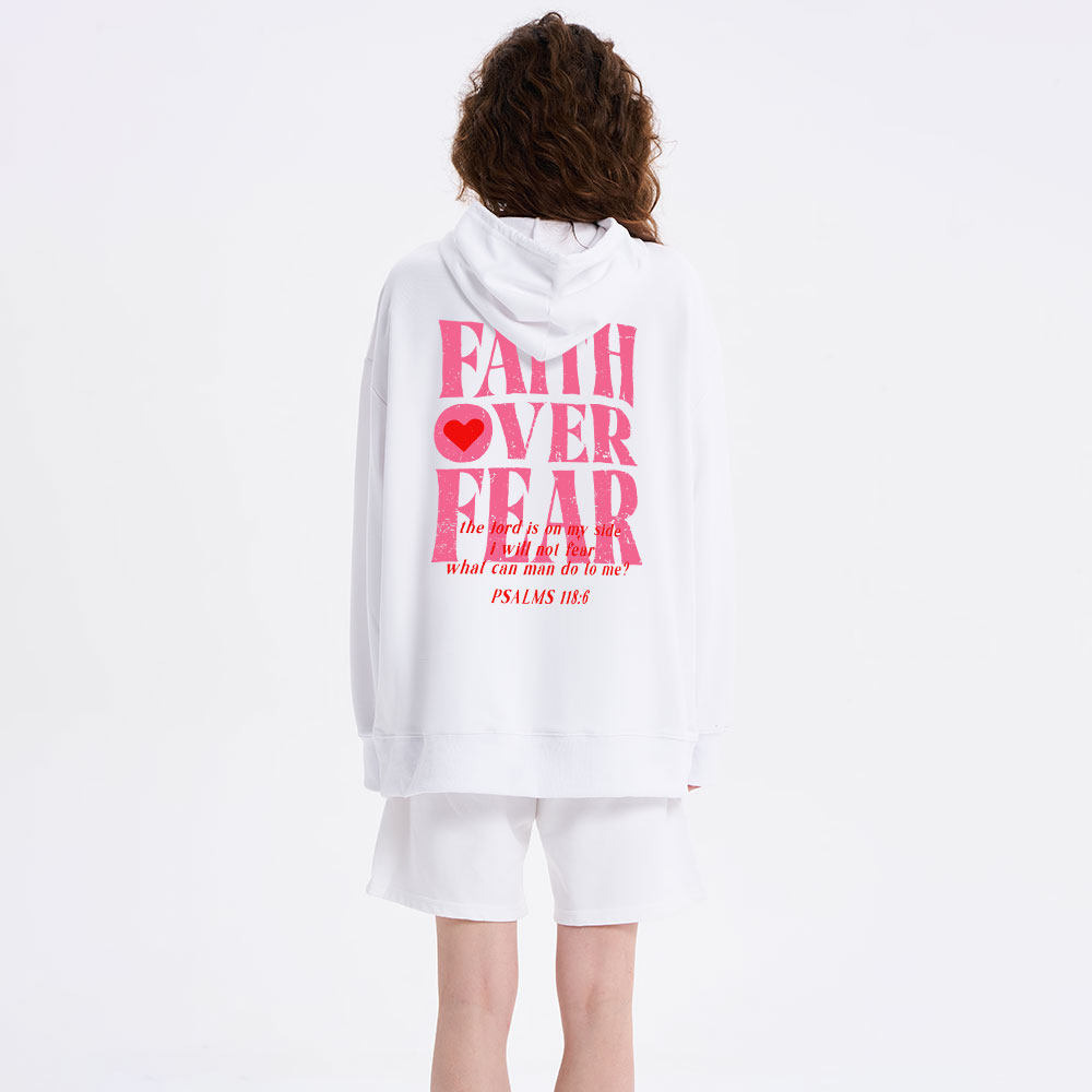 Faith Over Fear Classic Christian Hoodie