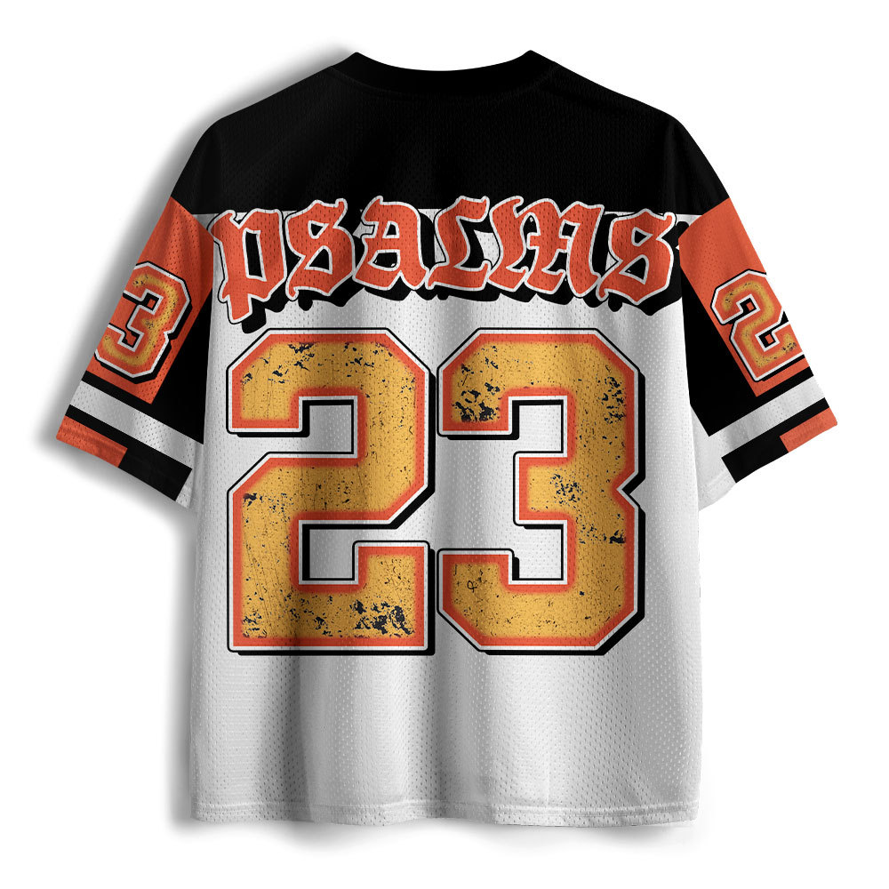 Faith Over Fear Dove Christian White Mesh Jersey