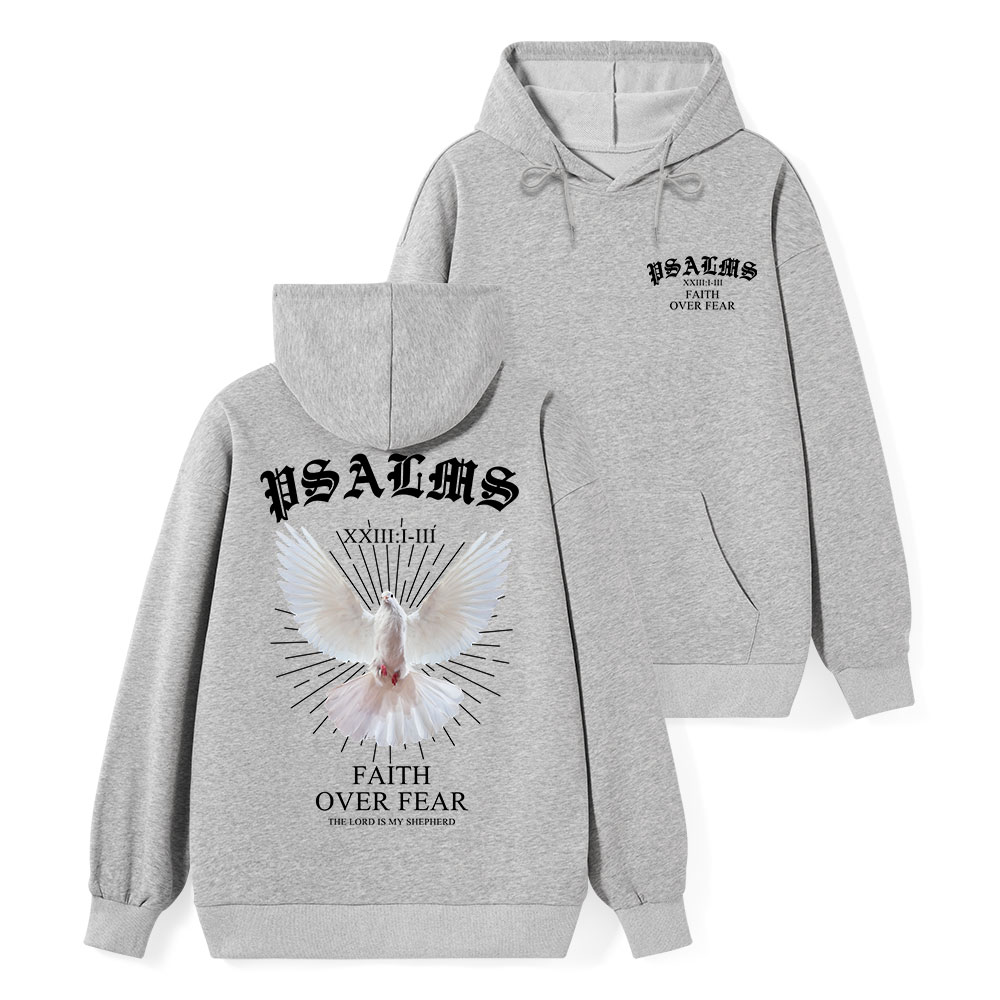 Faith Over Fear Dove Classic Christian Hoodie