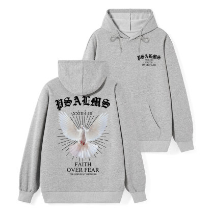 Faith Over Fear Dove Classic Christian Hoodie