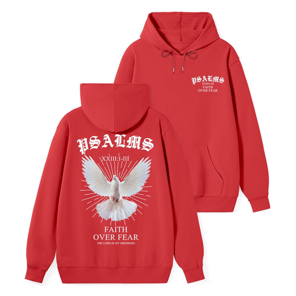 Faith Over Fear Dove Classic Christian Hoodie