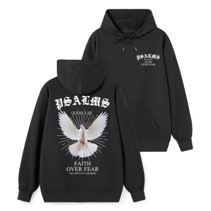 Faith Over Fear Dove Classic Christian Hoodie