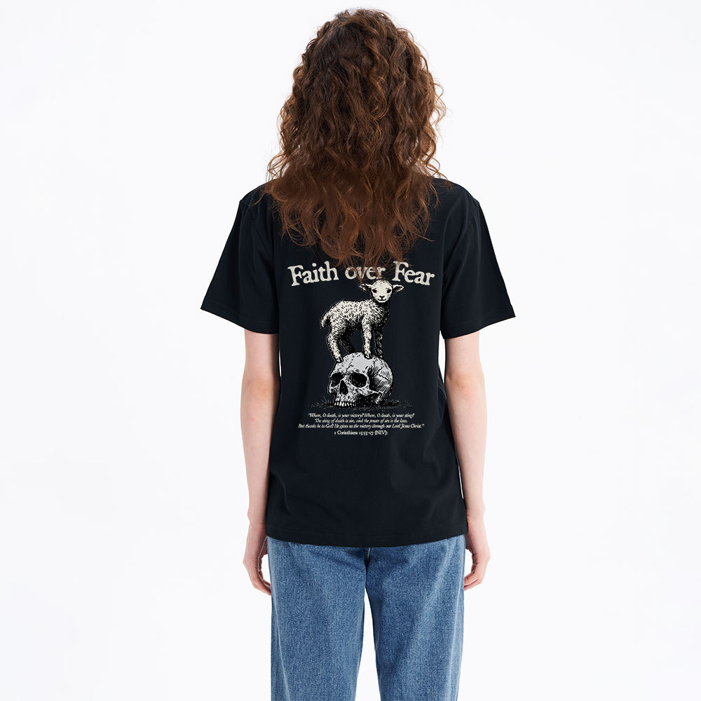 Faith Over Fear Lamb Christian Classic T-Shirt