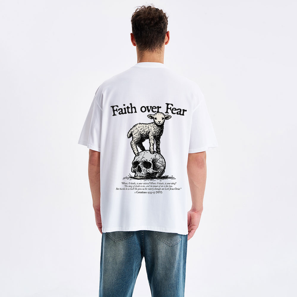 Faith Over Fear Lamb Christian Classic T-Shirt