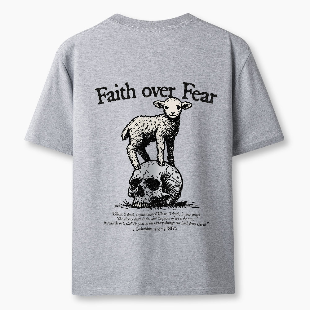 Faith Over Fear Lamb Christian Classic T-Shirt