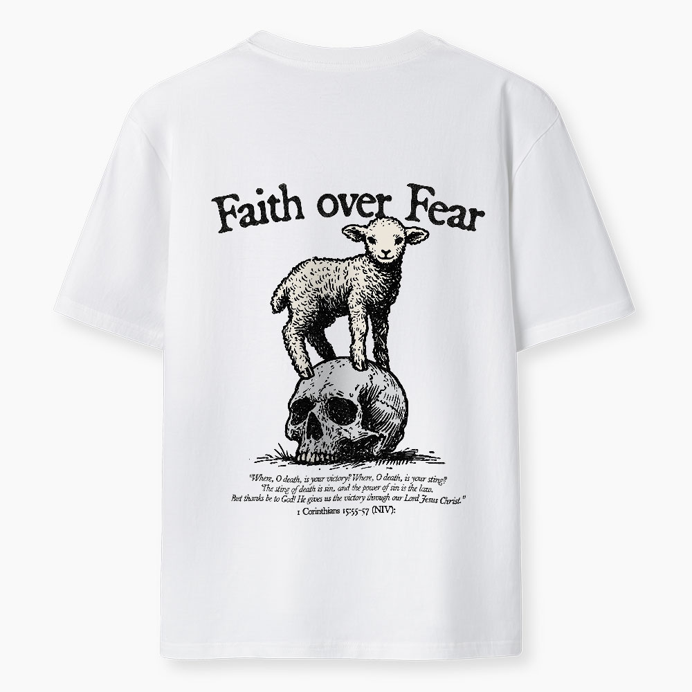 Faith Over Fear Lamb Christian Classic T-Shirt