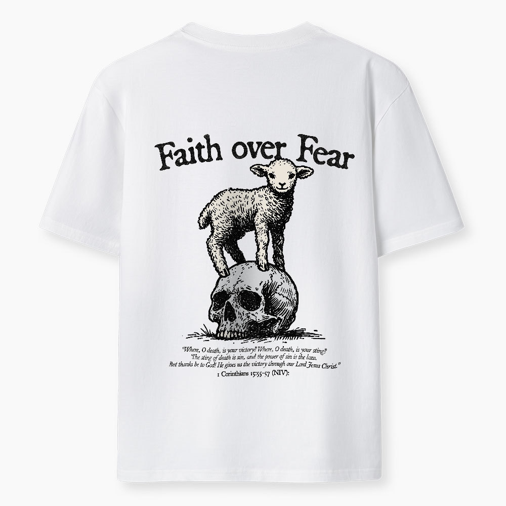 Faith Over Fear Lamb Christian Classic T-Shirt