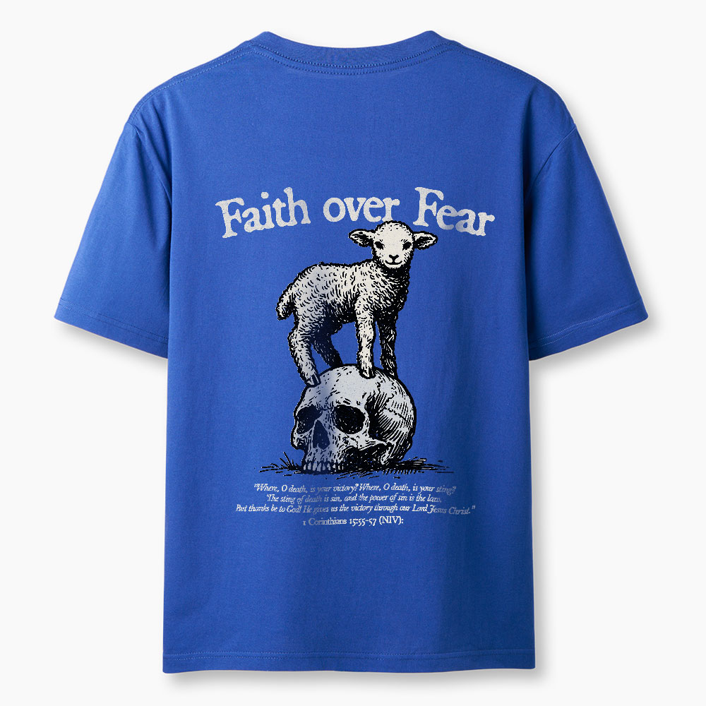 Faith Over Fear Lamb Christian Classic T-Shirt