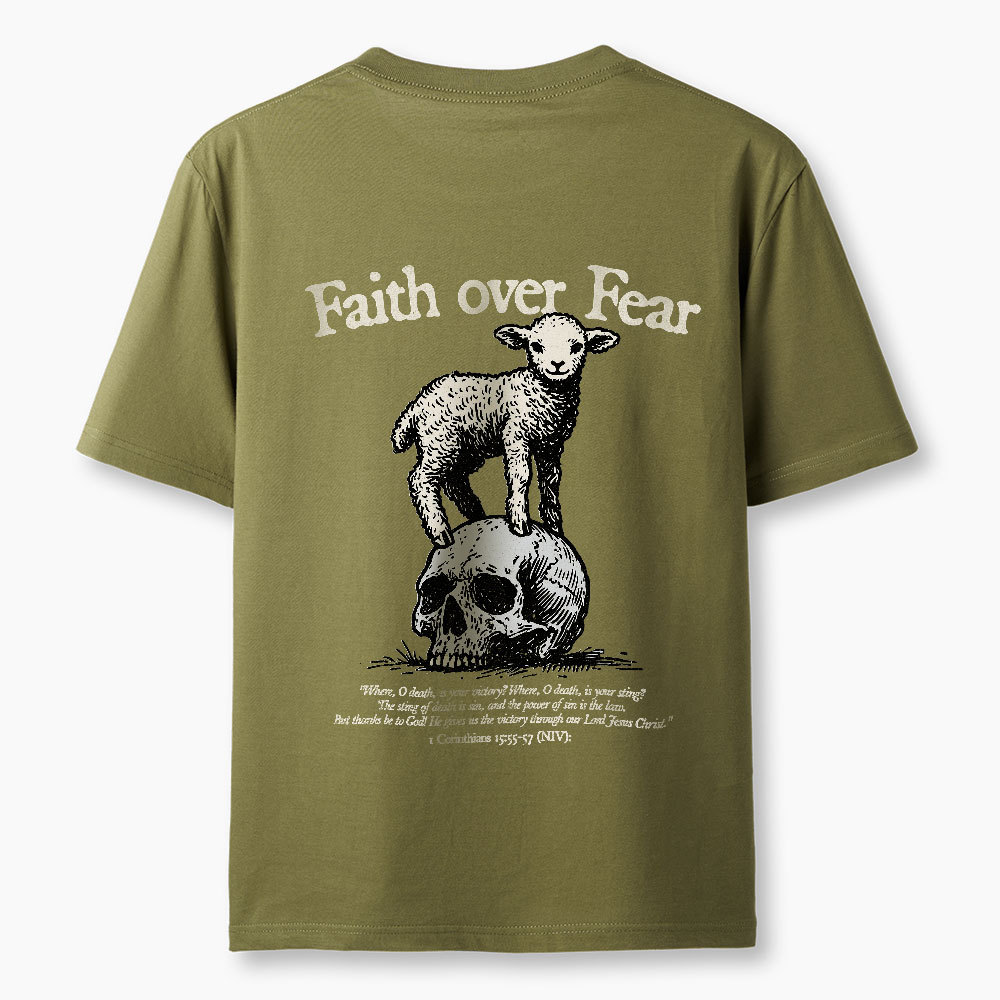 Faith Over Fear Lamb Christian Classic T-Shirt