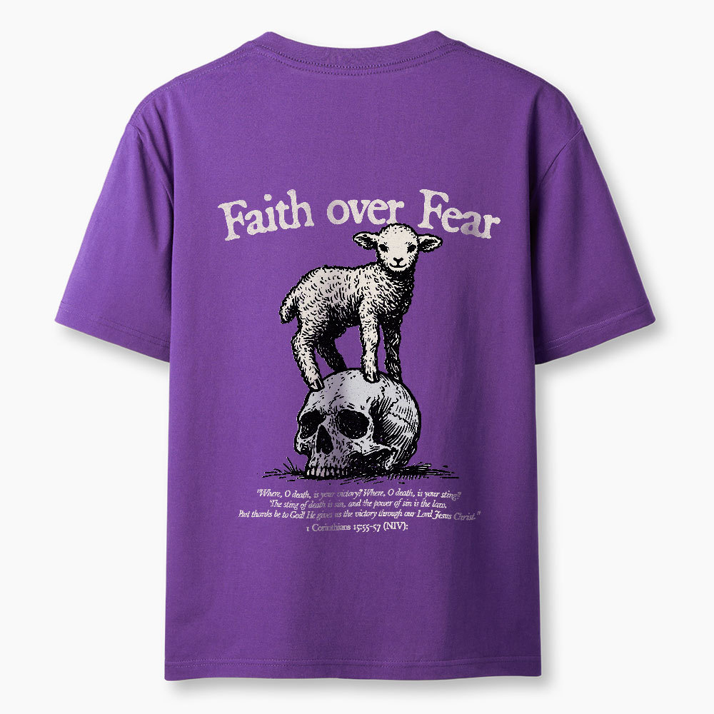 Faith Over Fear Lamb Christian Classic T-Shirt