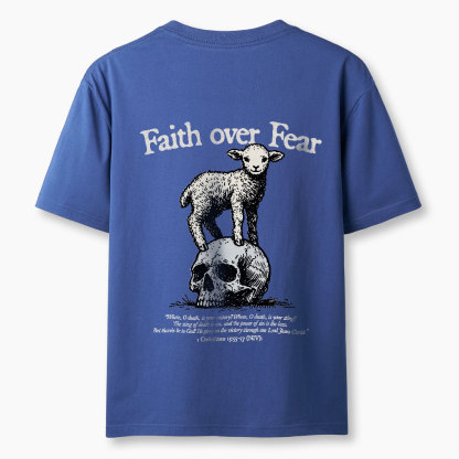 Faith Over Fear Lamb Christian Classic T-Shirt