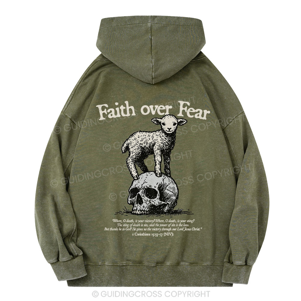 Sample Vintage Christian Washed Hoodie  Sale - GuidingCross