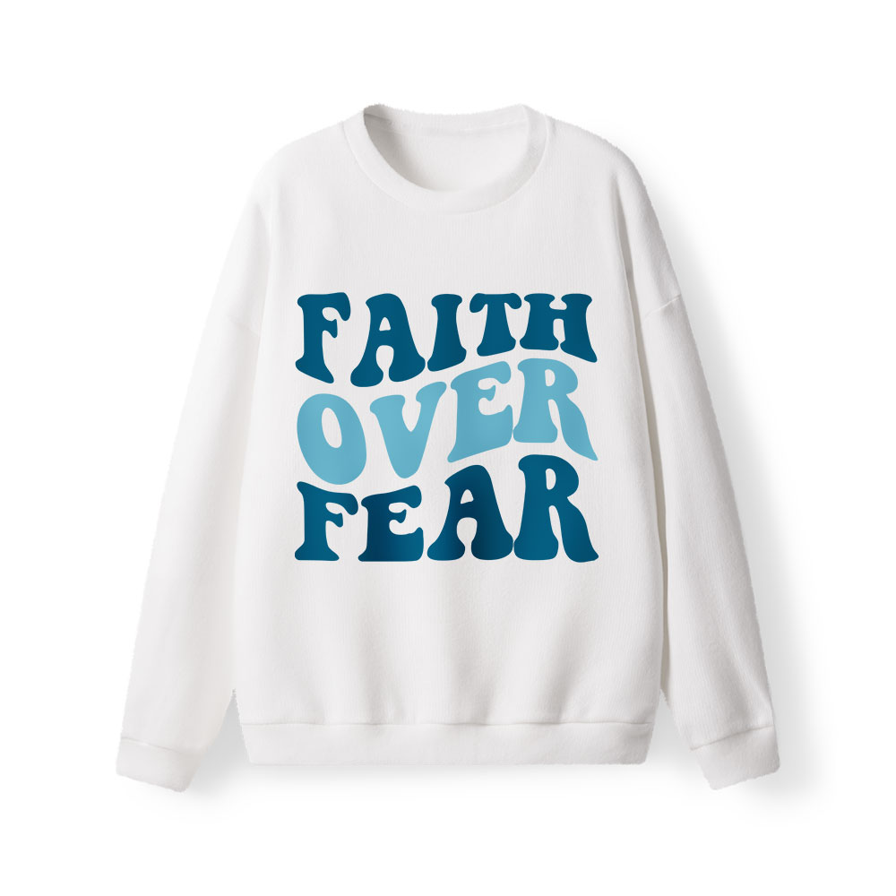 Faith Over Fear Lightweight Sweater