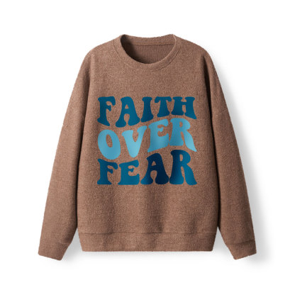 Faith Over Fear Lightweight Sweater