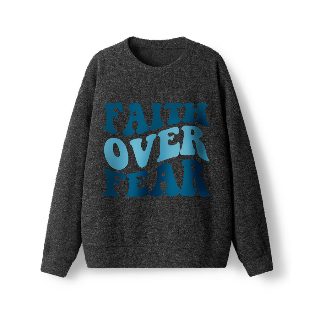 Faith Over Fear Lightweight Sweater