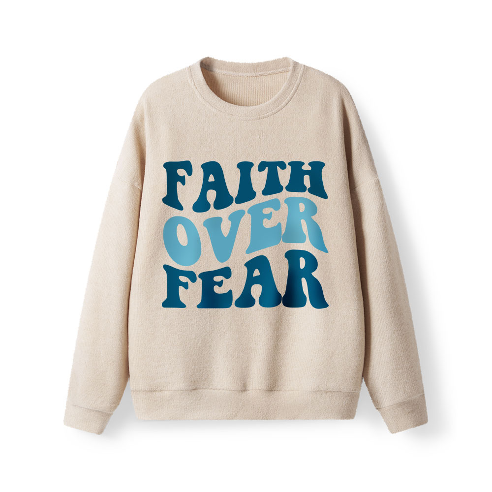 Faith Over Fear Lightweight Sweater