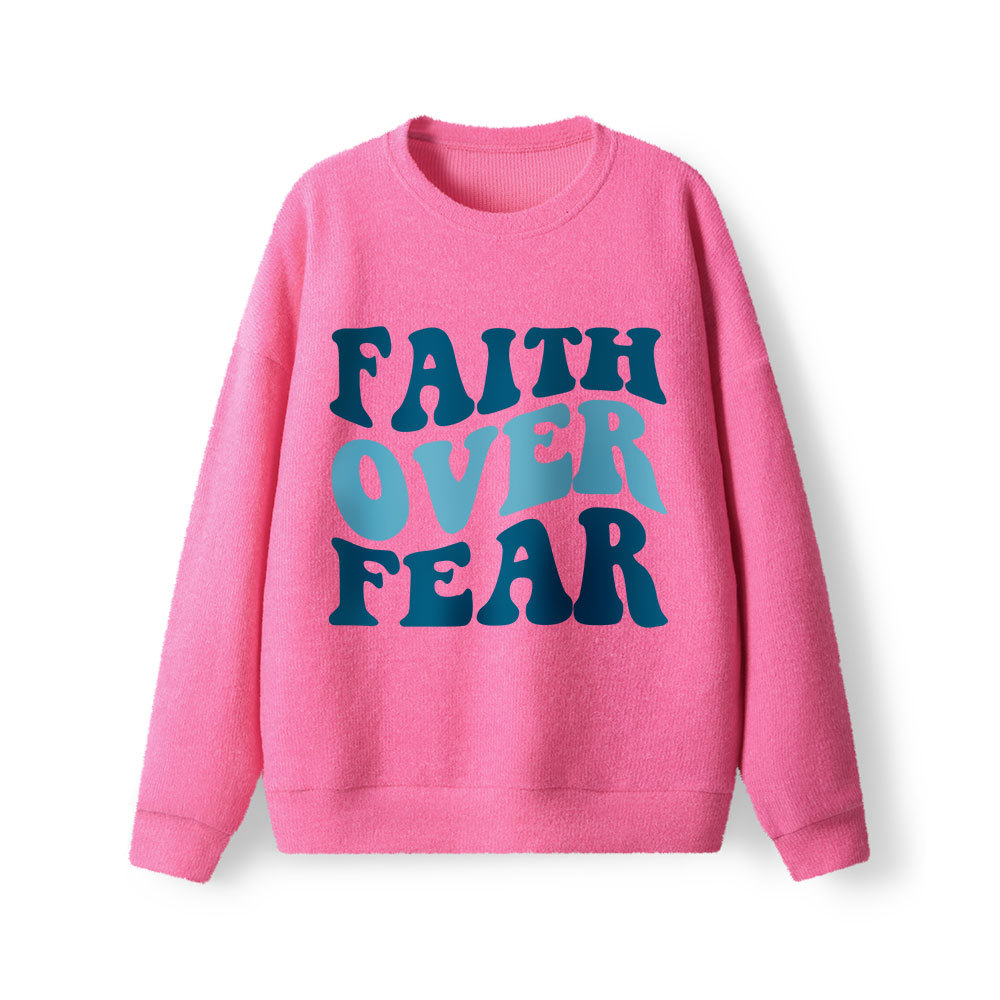 Faith Over Fear Lightweight Sweater