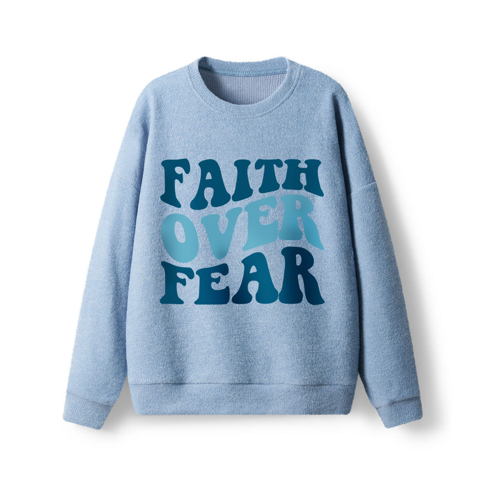 Faith Over Fear Lightweight Sweater