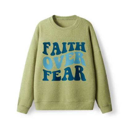 Faith Over Fear Lightweight Sweater