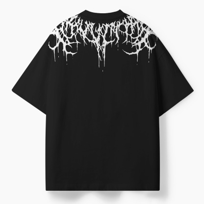 Faith Over Fear Oversized All-Over Print Christian T-Shirt