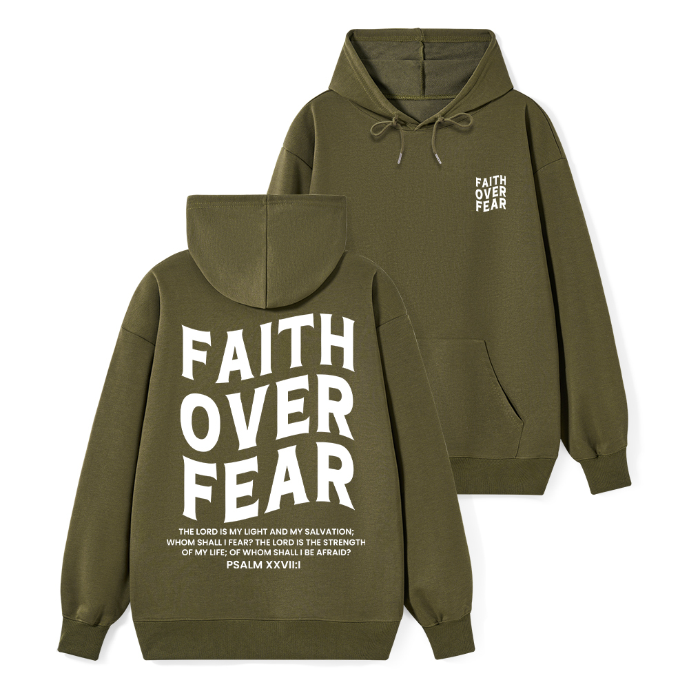 Faith Over Fear Unisex Christian Classic Hoodie