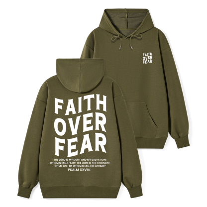 Faith Over Fear Unisex Christian Classic Hoodie
