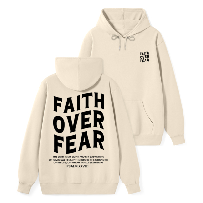 Faith Over Fear Unisex Christian Classic Hoodie