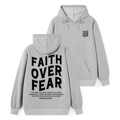 Faith Over Fear Unisex Christian Classic Hoodie