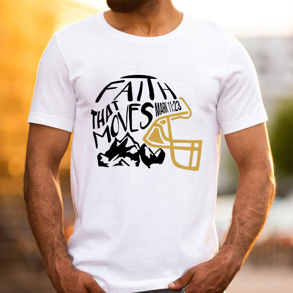 Faith That Moves Mountain Christian T-Shirt