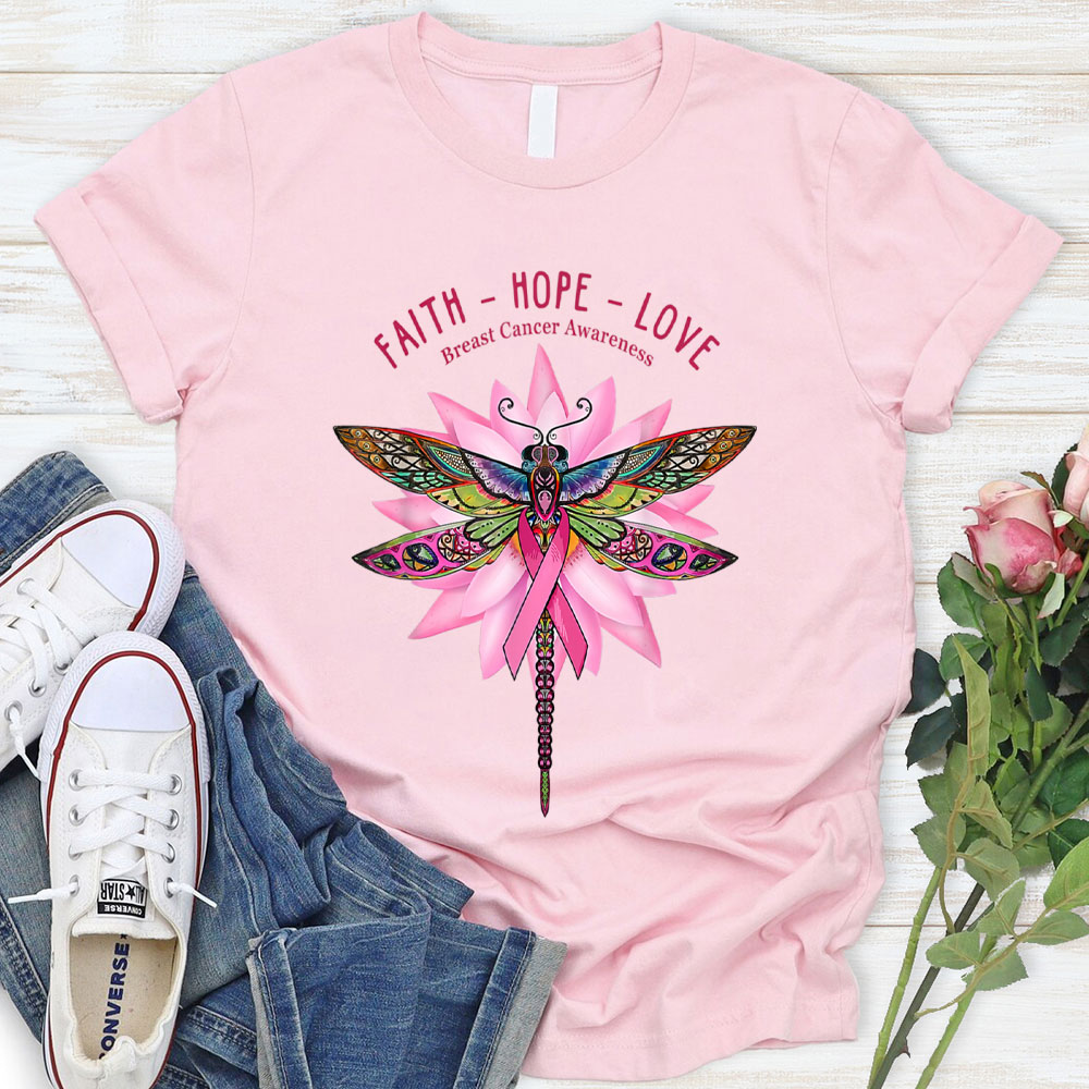 Faith With Hope And Love Christian T-Shirt