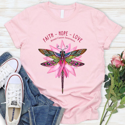 Faith With Hope And Love Christian T-Shirt